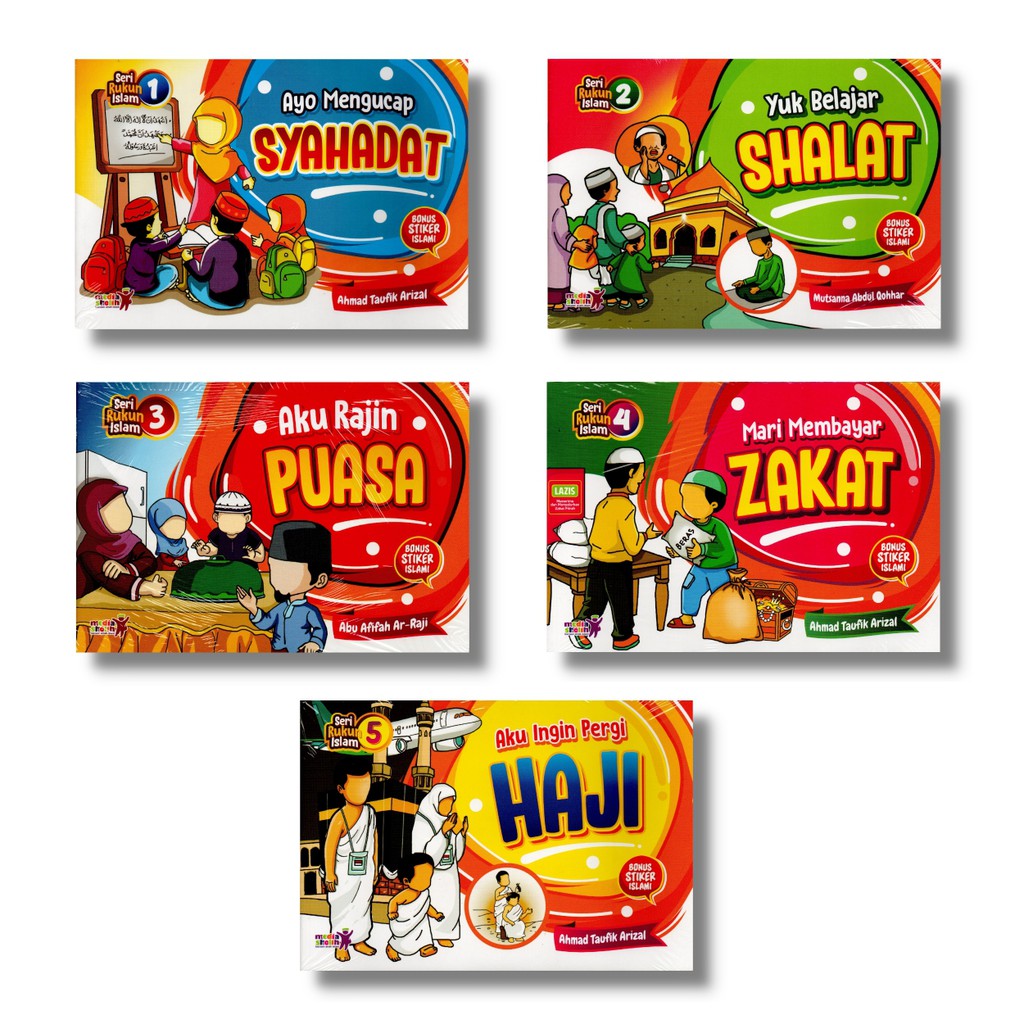 Buku Anak Serial Rukun Islam Set 5 Jilid