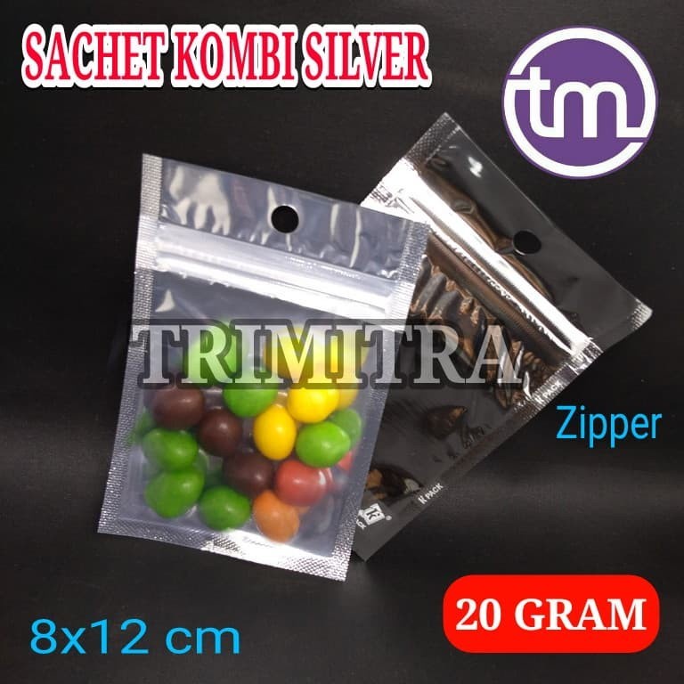 

SACHET KOMBI 20G PLASTIK KLIP ZIPPER