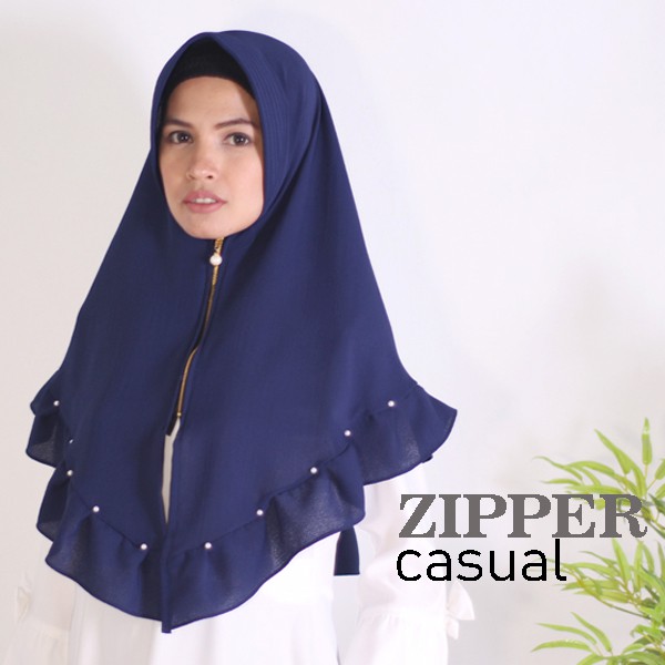 HIJAB INSTANT MURAH ZIPPER CASUAL / JILBAB INSTAN LANGSUNG PAKAI / KERUDUNG INSTAN BERGO / JILBAB INSTAN DEWASA KEKINIAN