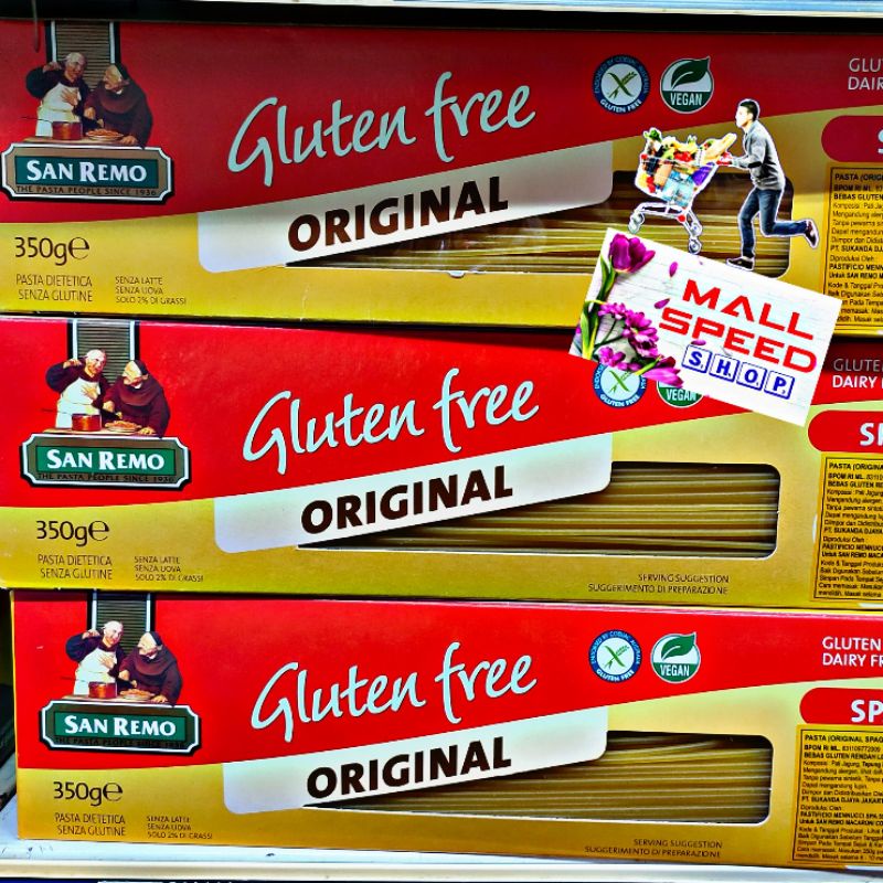 

sanremo gluten free spagetti original 350gr