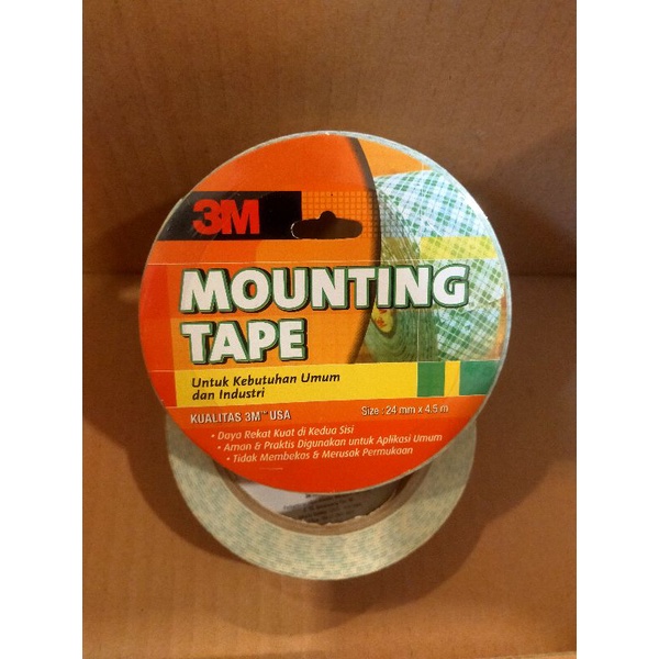 

3m Double Tape 4032 3m Mounting tape 24mmx4,5M Lem Pengganti paku