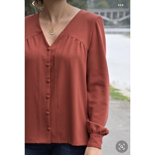 V878 Zahra Blouse - 4 COLORS