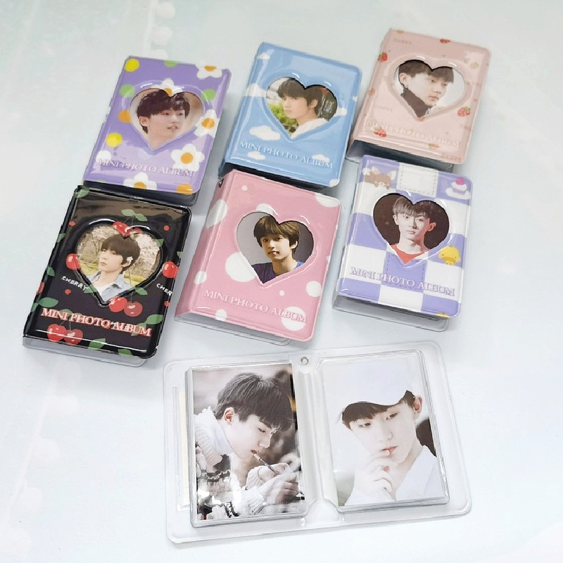 Album Foto 3inch 40kantong Butterfly Album Kpop Photocard Kartu Nama Mini Card Holder