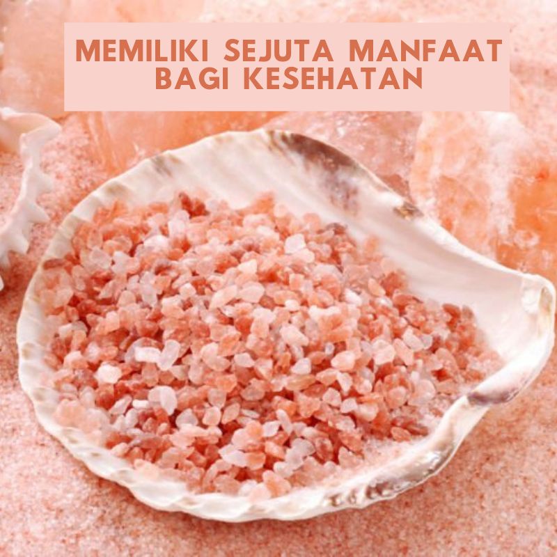 Garam Himalaya Kristal Kasar Himalayan Rock Salt Coarse 500 Gram