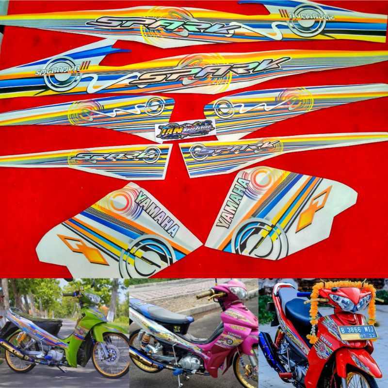 Striping transparan vega R jupiter