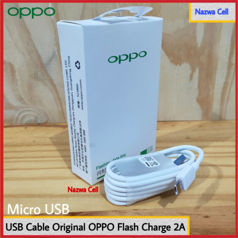 Kabel Data Oppo A7 A71 A73 A57 A83 ORIGINAL 100% Micro USB