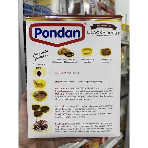 Premiks Blackforest PONDAN 418gr / premix