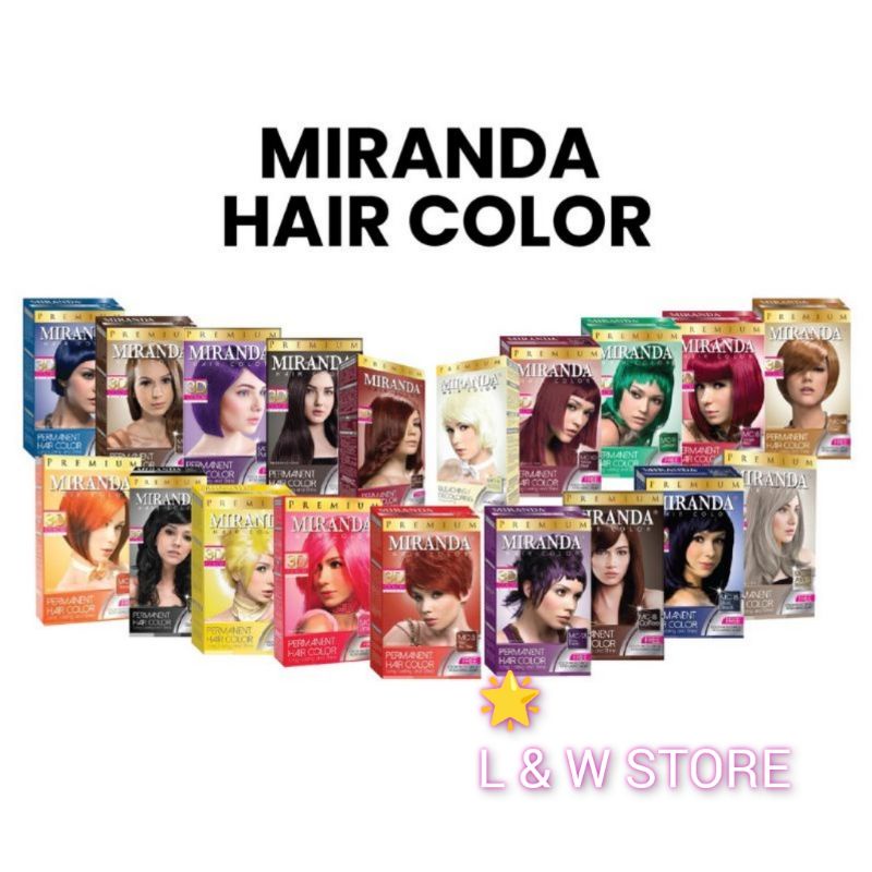 Miranda Hair Color/Semir Rambut 30ml