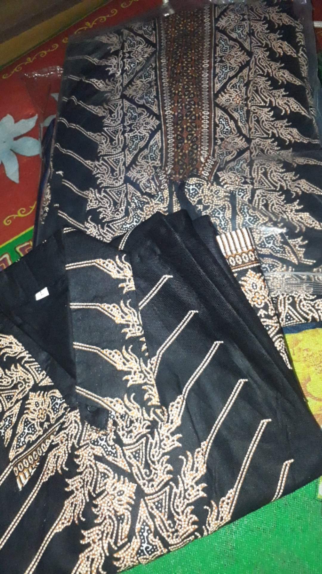 Couple Batik Asmara Linggar 7 Batik Couple Pekalongan Motif Modang Coklat Katun Premium Ori Bcp