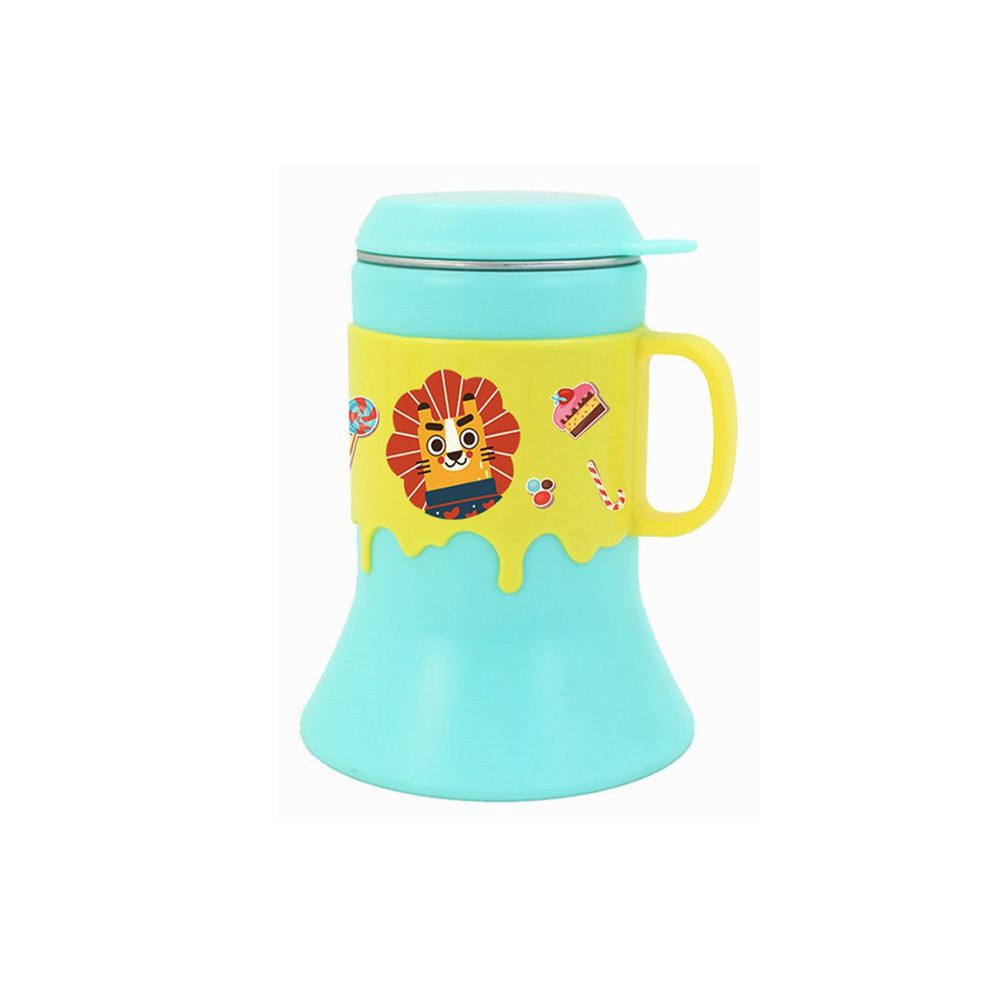 Baby beyond Food Grade SS Cup with Handle 230ml - BIRU