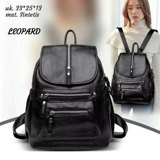 Mochilllastore - Tas Ransel Wanita Stylist Korean Tas Populer Tas kulit Termurah Tas Ransel Backpack