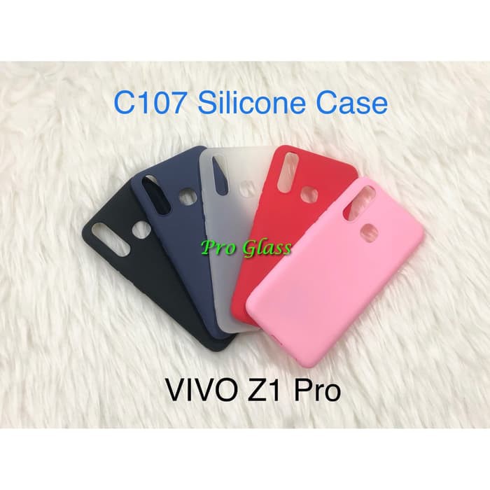 C107 VIVO Z1 PRO Colourful Ultrathin Silicone Case / Matte Thin