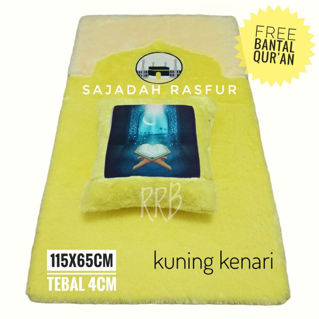 [☑️COD] FREE BANTAL SAJADAH RASFUR GRATIS BANTAL RASFUR 115 CM X 66CM BUSA ROYAL FOAM RASFUR MURAH