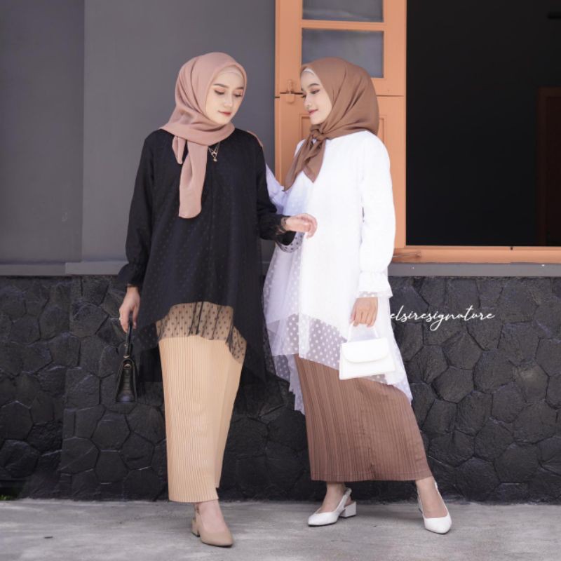Femme Tunik - Baju Tunik Atasan Wanita Bahan Tile Premium