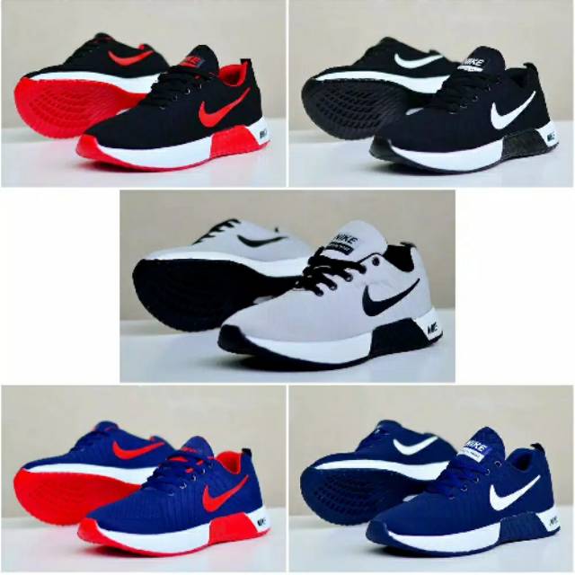 Sepatu laki laki,terlaris pria wanita,joging,sekolah kuliah free kaos kaki 39 - 44
