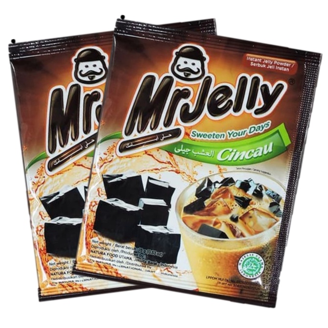 

MrJelly Cincau 15gr Serbuk Jeli Instan - Instant Jelly Powder