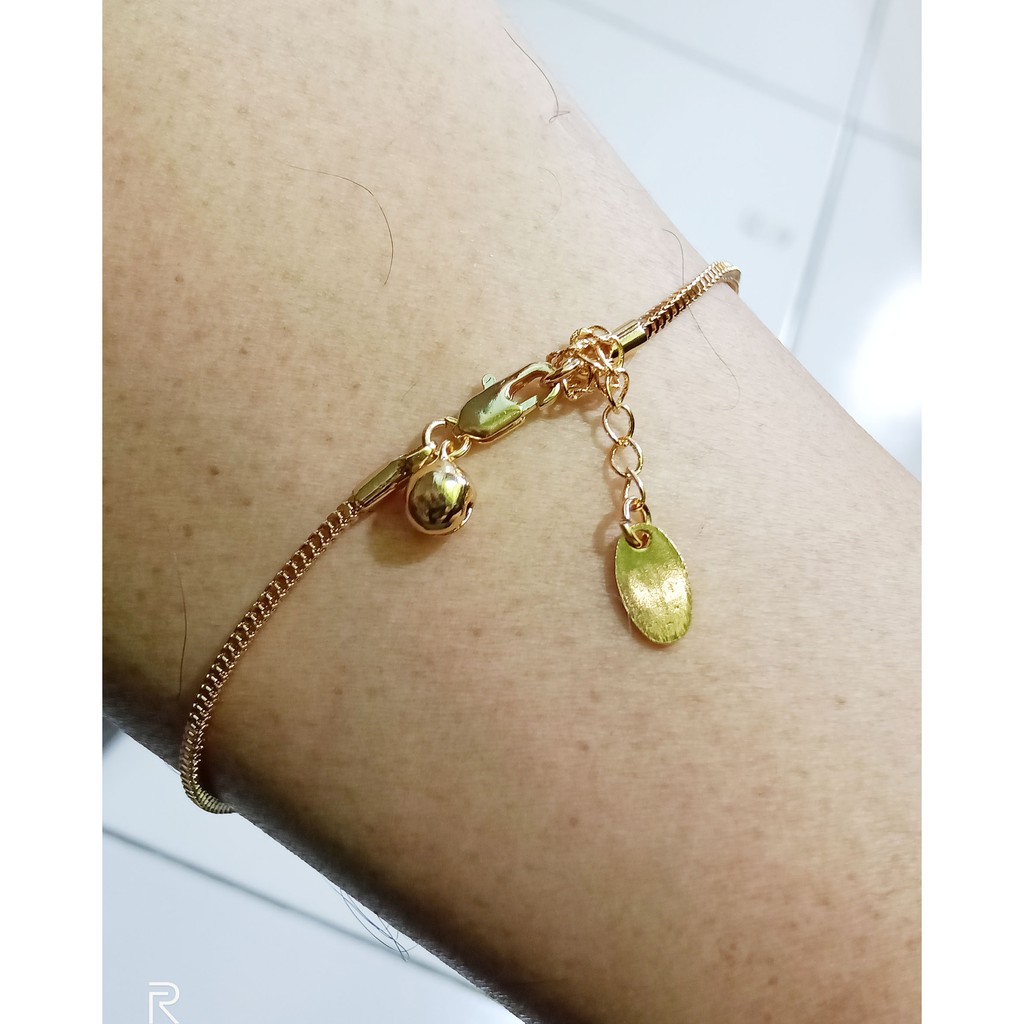 GELANG KAKI XUPING /  MILANO KACA / BANGLE LAPIS MAS 24k