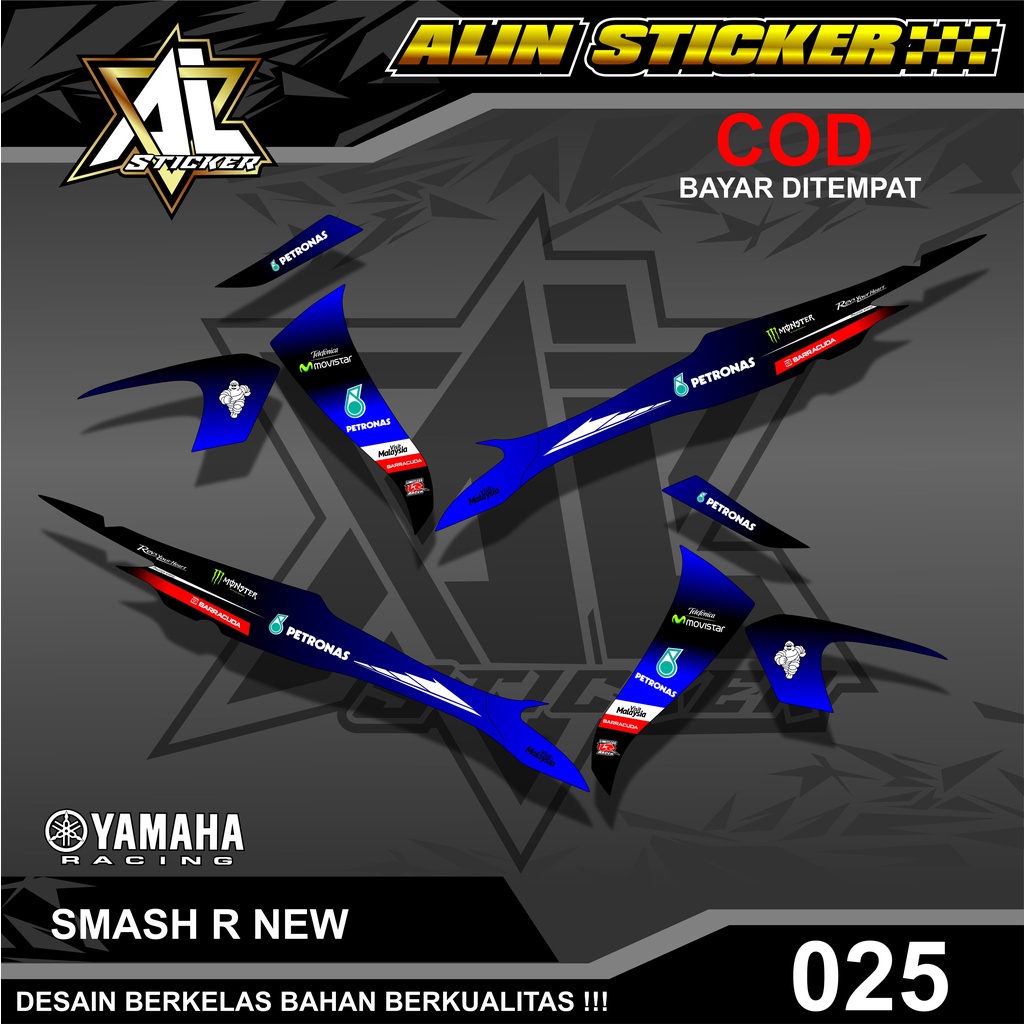 025 Sticker Striping List Variasi PETRONAS Smash R New