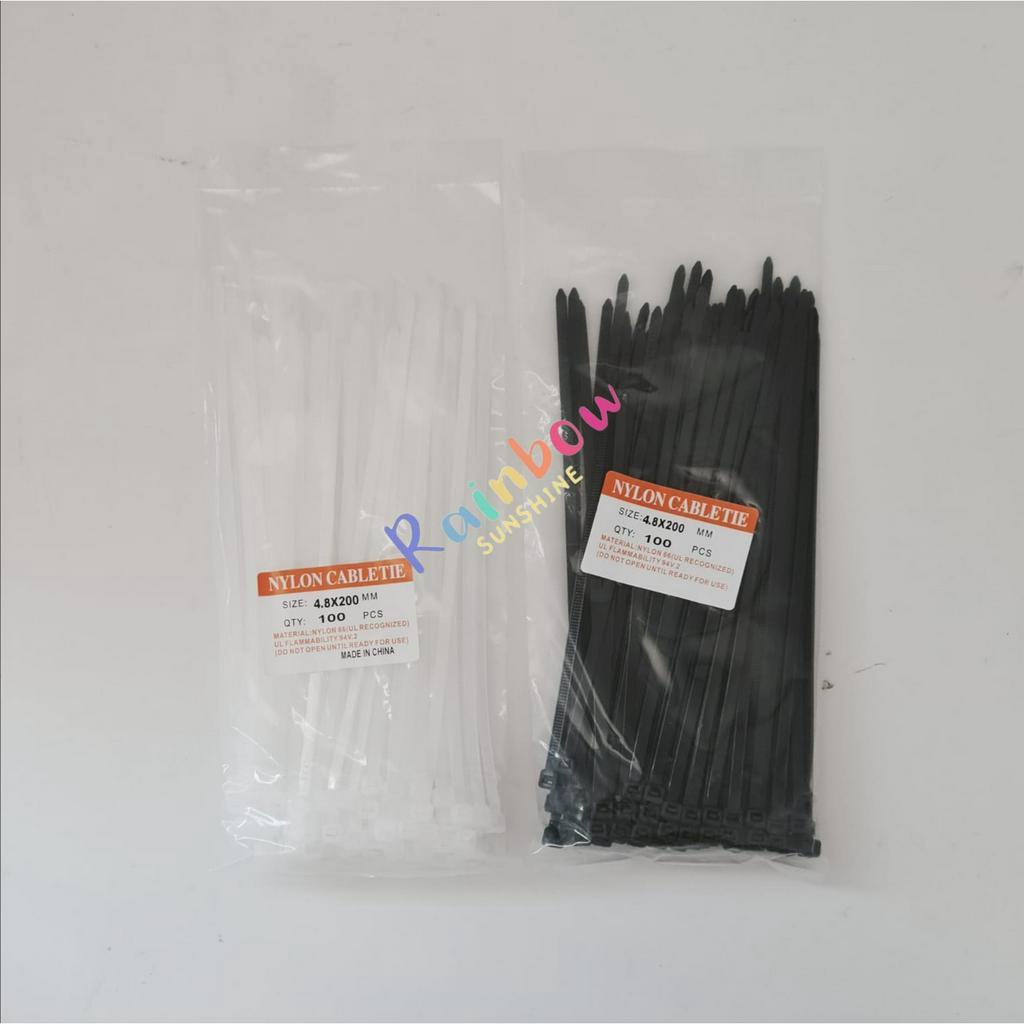 Kabel Ties 4,8x200mm Cable Tie/Kabel Tie/Cable Ties Pengikat Kabel