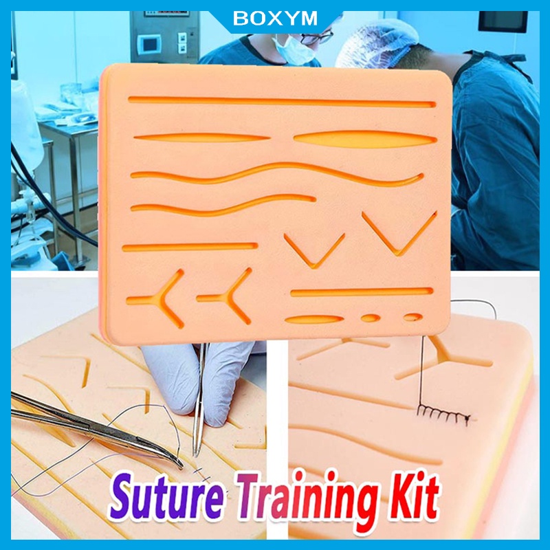 Practice Skin Silikon Pad - Model Kulit Sutura Latih Jahit Luka Medis Wound Suture Hecting Medical Kit