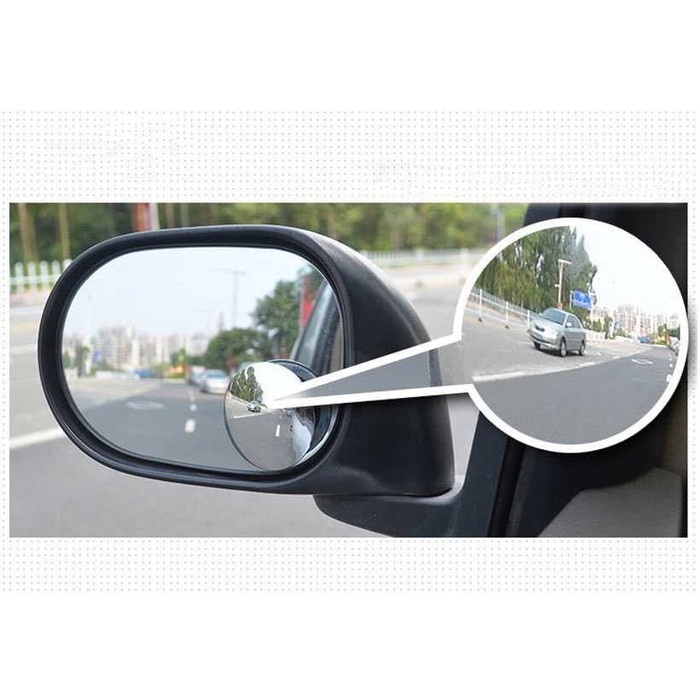 Kaca Spion Mini Tambahan Blind Spot Mirror Mobil Motor 360 Wide Angle