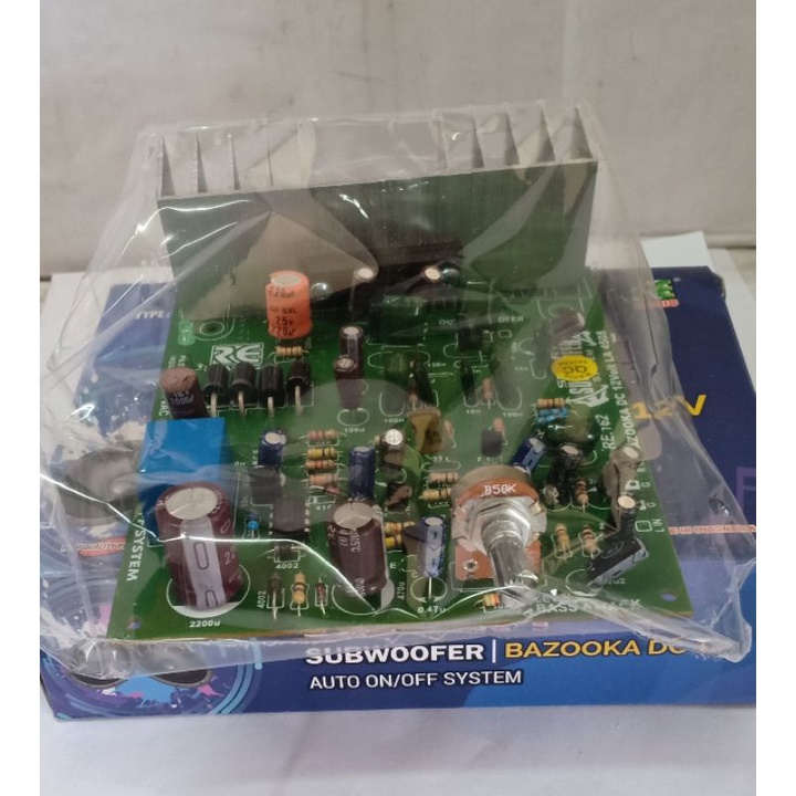 KIT AKTIF POWER SUBWOOFER 12 V SMART BAZOOKA