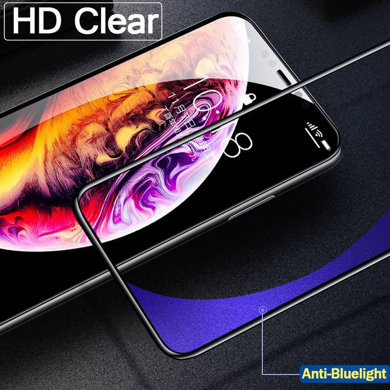 Anti Blue Light Screen Protective For iPhone 11 12 Pro Max Mini  7 8 Plus X XS Max XR SE 2020 Tempered Glass Armor