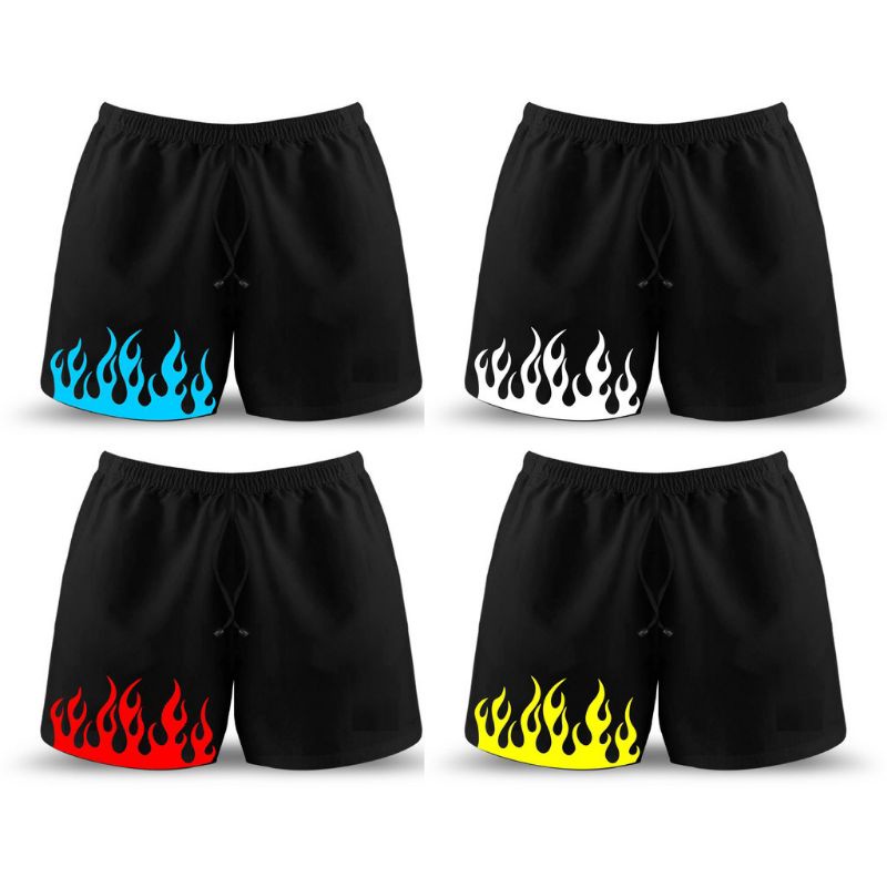 Celana Kolor Pria Boxer Pria Motif Api Termurah