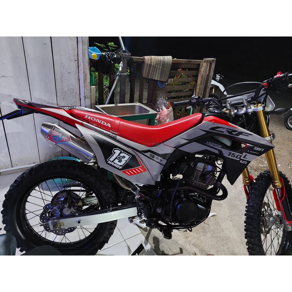 DECAL CRF ABUABU - STIKER DECAL CRF FULLBODY SIMPLE CRF-122