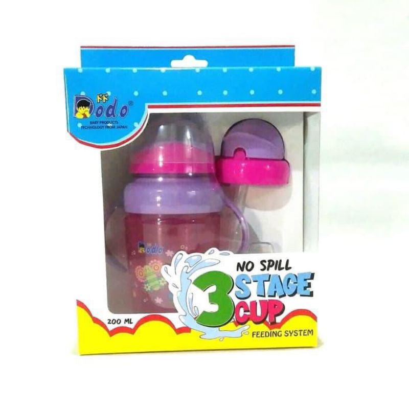 Dodo 3 stage Cup / Dodo Training Cup 3 Tahap Bayi 200 Ml