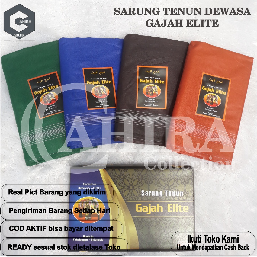 SARUNG TENUN POLOS GARIS SARUNG DEWASA POLOS