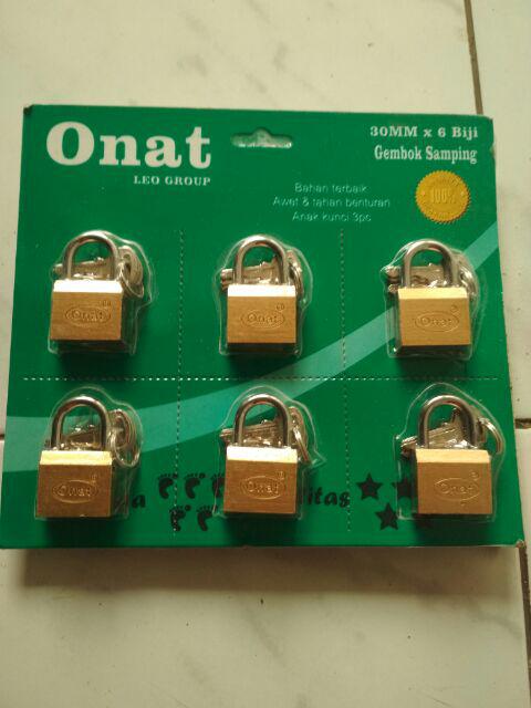 Gembok Kuningan 30mm