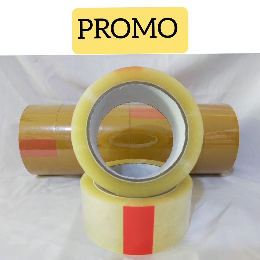 

toko prabu Lakban bening / coklat 45mmx100yard ——polos