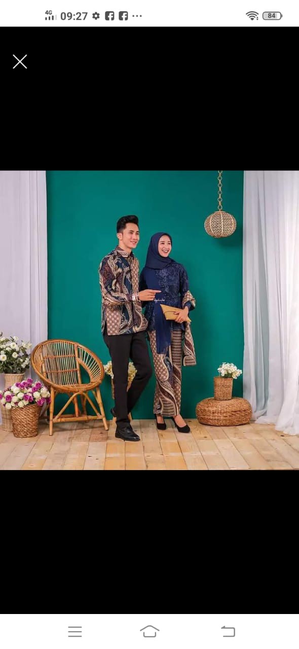 (ada Anak + Lengkap 5 Warna) Couple Batik Modern Sarimbit Parisian Salsabila Ziyan