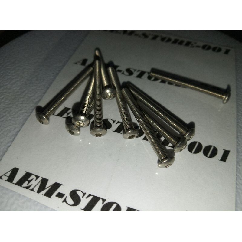 Button L M3 x 30 (3cm) stainless 304