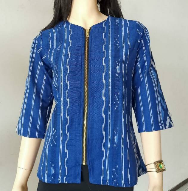 Blouse Tenun Troso Lurik Asli Jepara