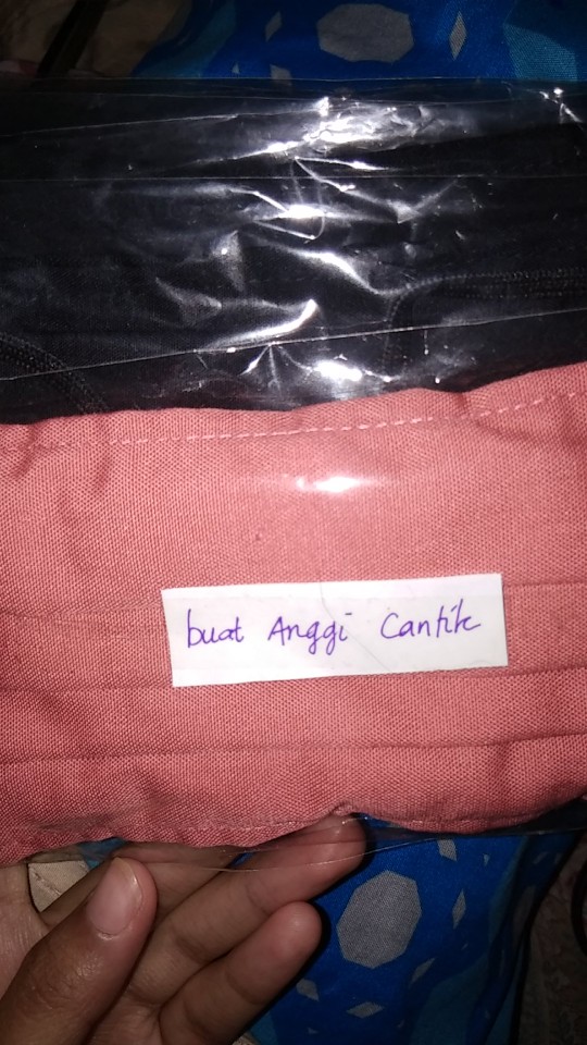 Masker Kain 2ply Bisa Diisi Tisu Tali Karet Earloop