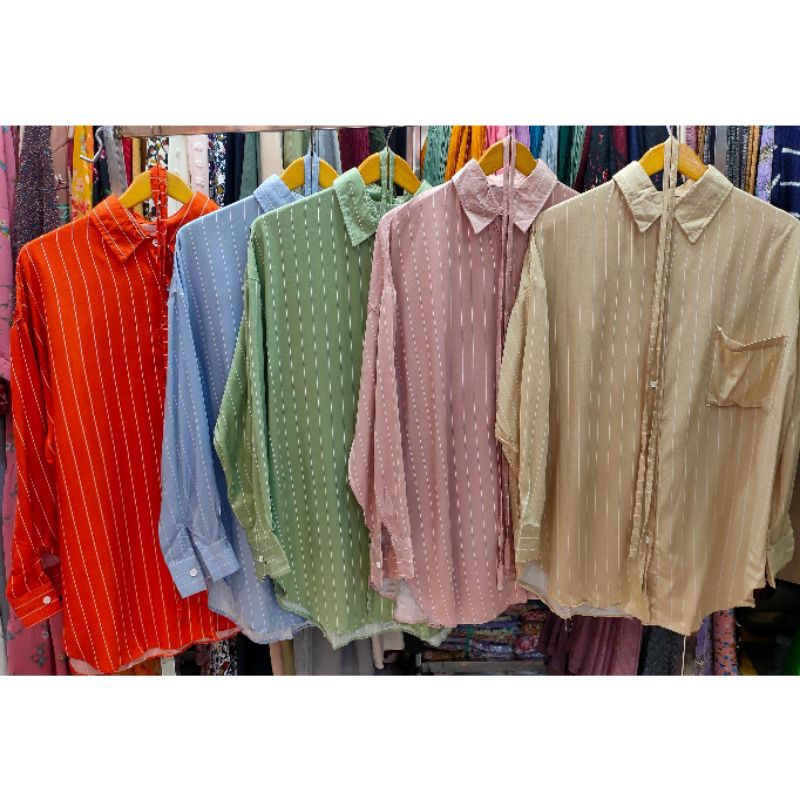 Atasan Salur | Tunik | Atasan Wanita | Rayon | Tunik Salur Kecil | Tunik Wanita