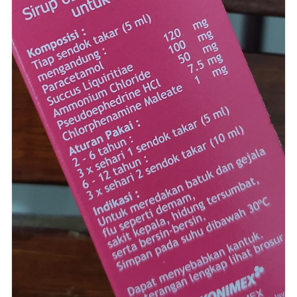 AnaKonidin OBH 60 ML / Meringankan Batuk / Flu / Demam / Sakit Kepala / Nyeri