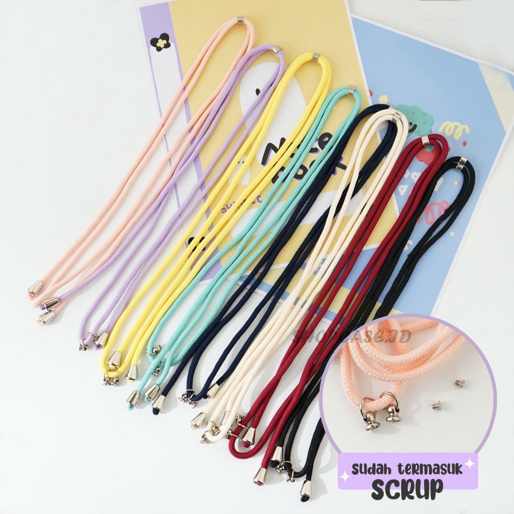 Tali lanyard / tali kesing / tali slempang kesing / Gantungan hp / tali case / tali buat dicase / ta