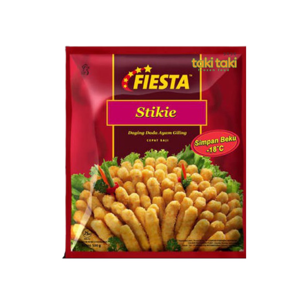 

Fiesta Stikie, Nugget Bentuk Stik, Fiesta Nugget Ayam Stik kemasan 400gram