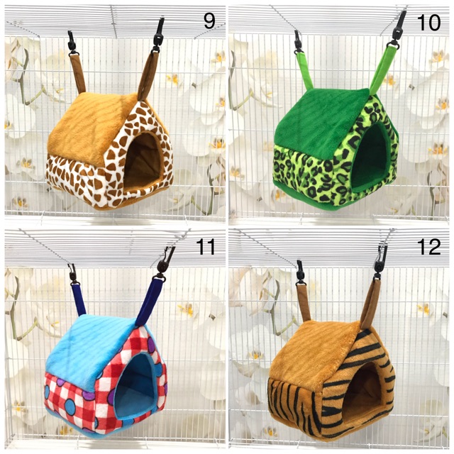 MINI TENT MOTIF POUCH SUGAR GLIDER TEMPAT TIDUR HEWAN TEMPAT TIDUR SUGAR GLIDER SLEEPING POUCH SG