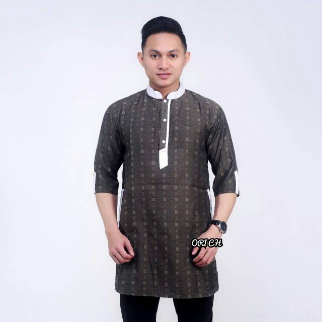 Baju Muslim pria Baju Ok Jaga Operasi Lengan Pendek Merk 2 Dua Saudara Tulis Di Ket Xxs Allsize L