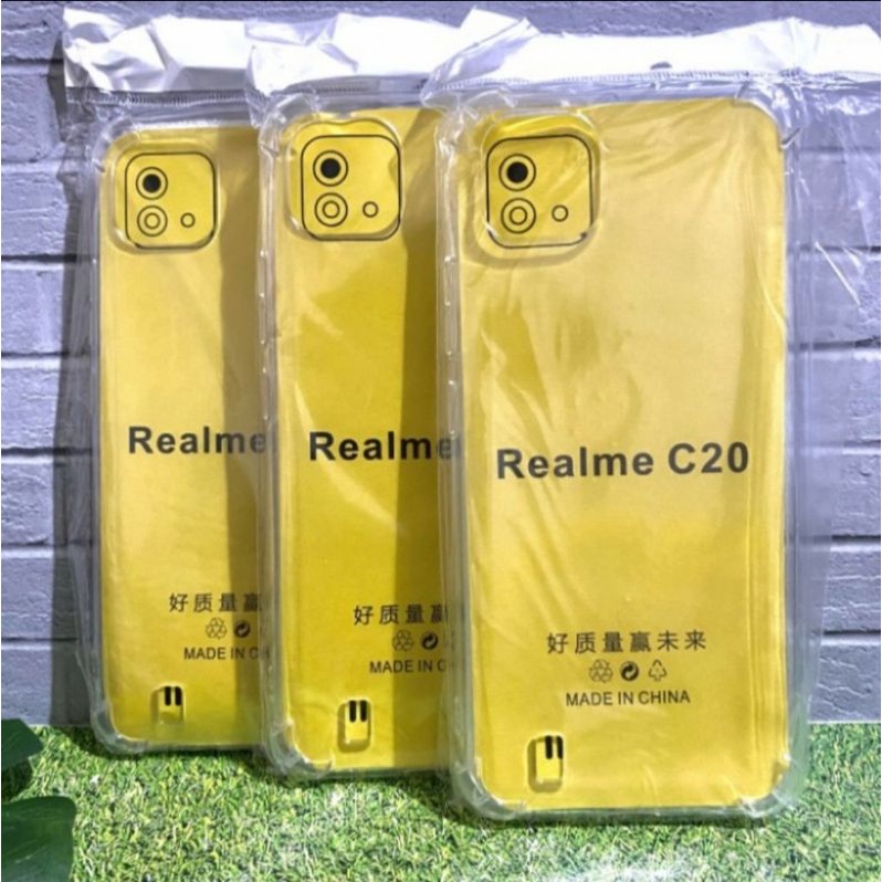Realme C20 Anti Crack Softcase Bening