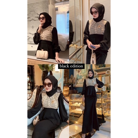 RACHEL ONE SET LACE / SET KONDANGAN / BRIDESMAID / LEBARAN / IDUL FITRI / RAYA SERIES / ILAYYA ONE SET-3