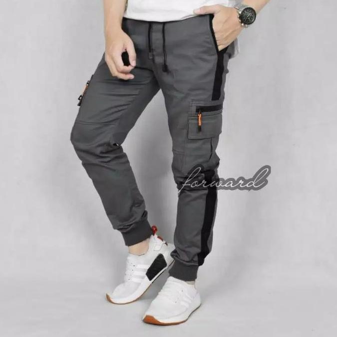 Terbaik Celana joger pria camo army loreng forward