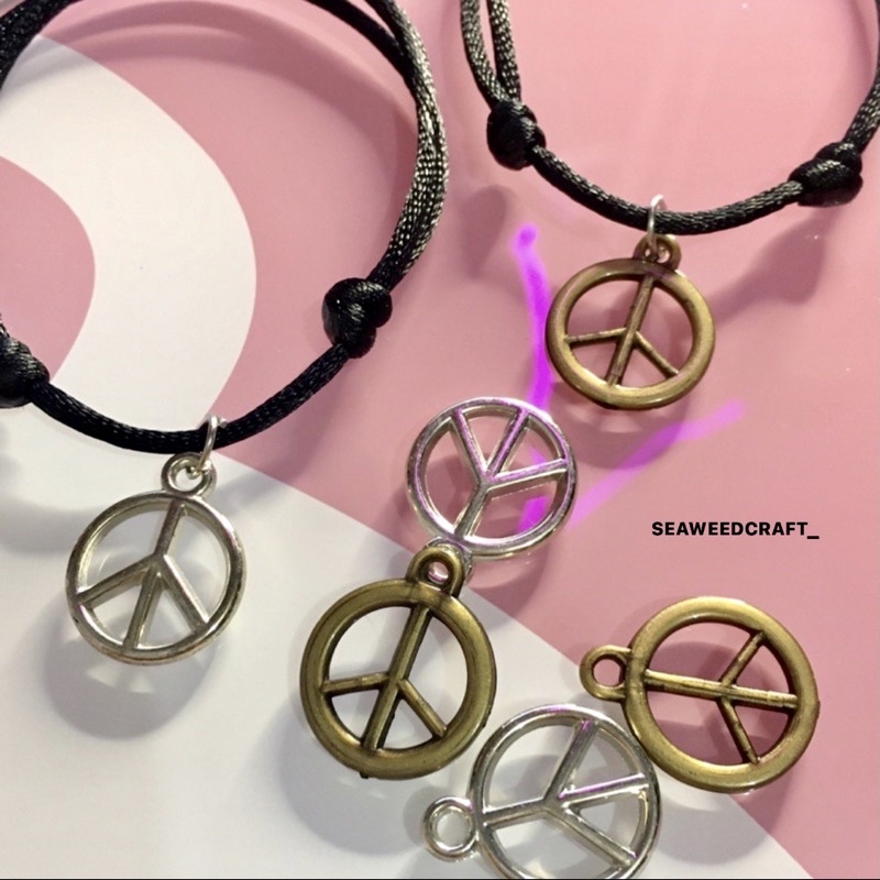 GELANG PEACE SILVER &amp; BRONZE EDITION