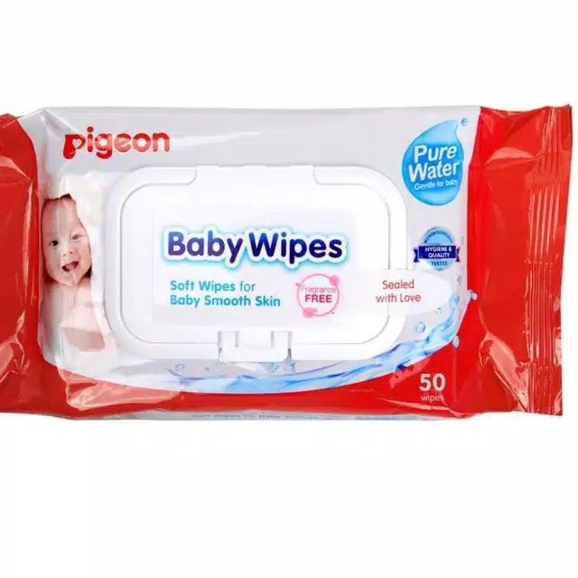 Pigeon Wipes water flip Top isi 50s