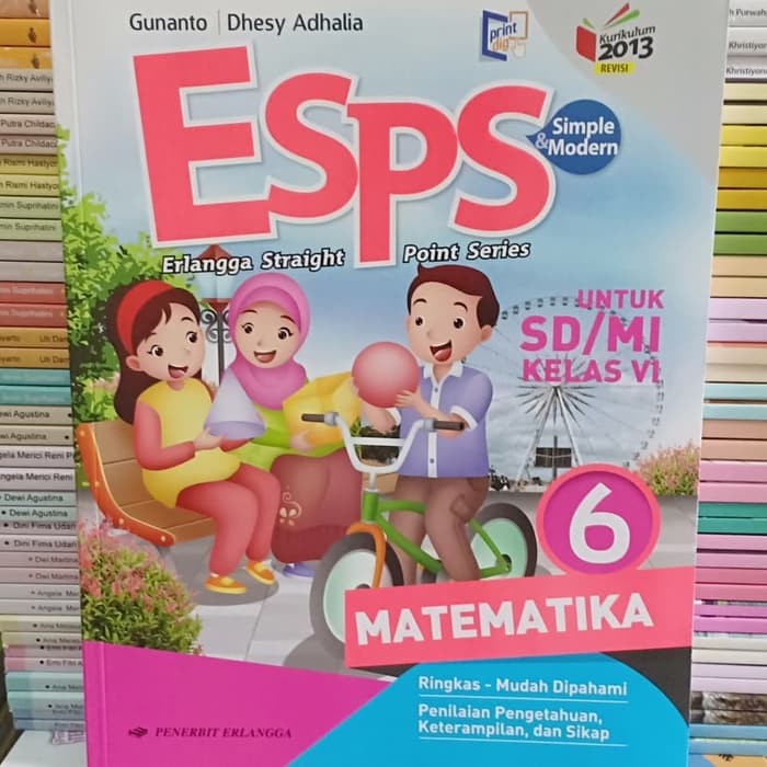 READY BUKU ESPS MATEMATIKA KELAS 6 SD ERLANGGA