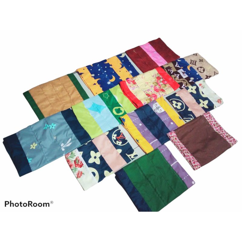PAKET HEMAT 50 RB DAPAT 15 SARUNG BANTAL SAMBUNG RANDOM